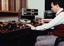 John with tape machines