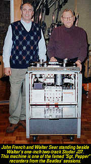 Walter Sear, John French, and the Sgt. Pepper machine